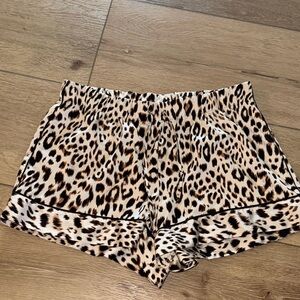 Victoria's Secret Leopard Print Pajama Shorts